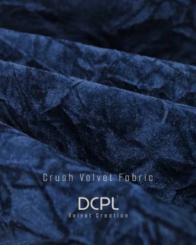 Premium Crush Velvet Fabric | 200–280 GSM | Width 44” & 58” | Luxury Upholstery & Fashion Use Manufacturers in Karnataka